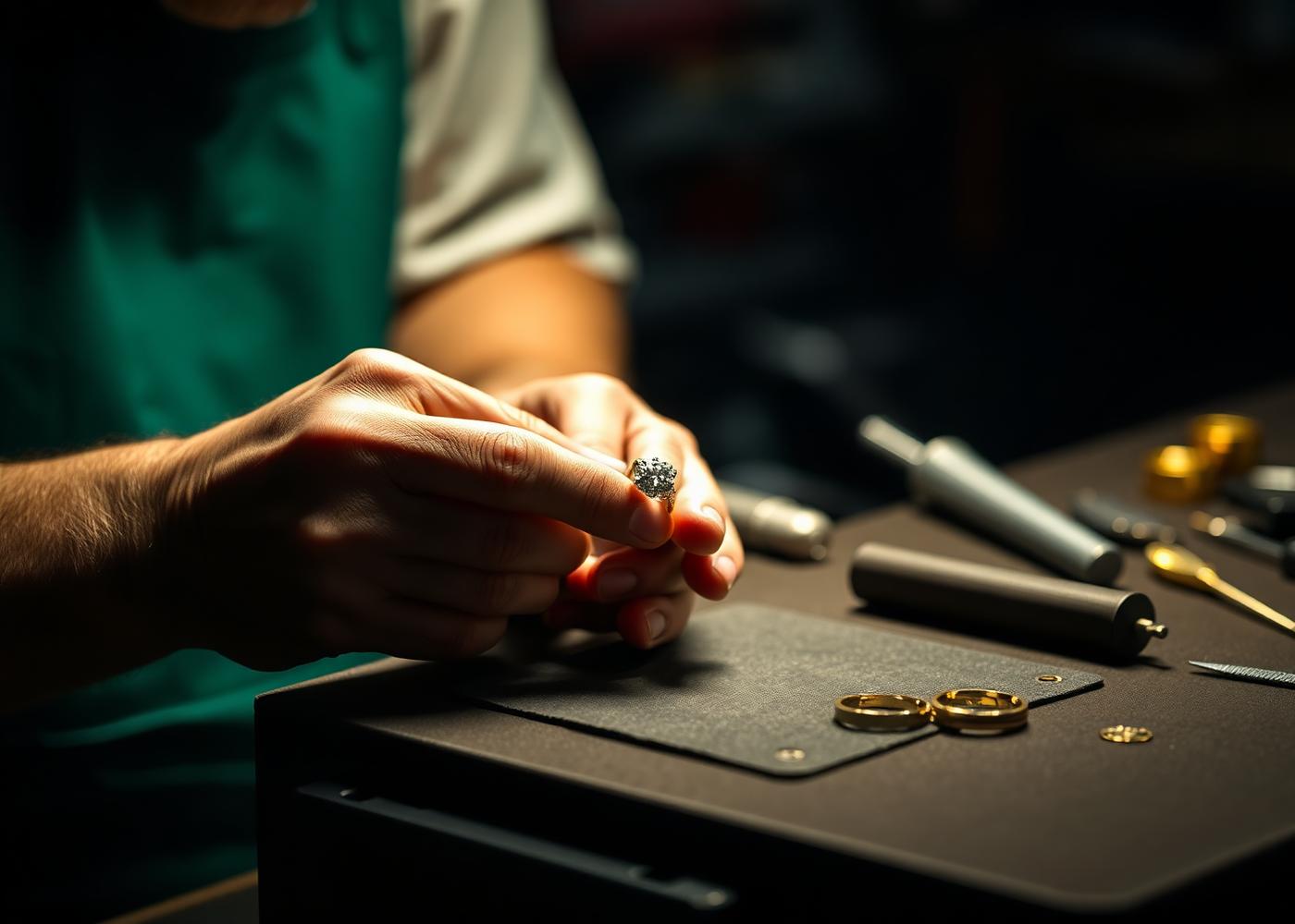 A master jeweller at work